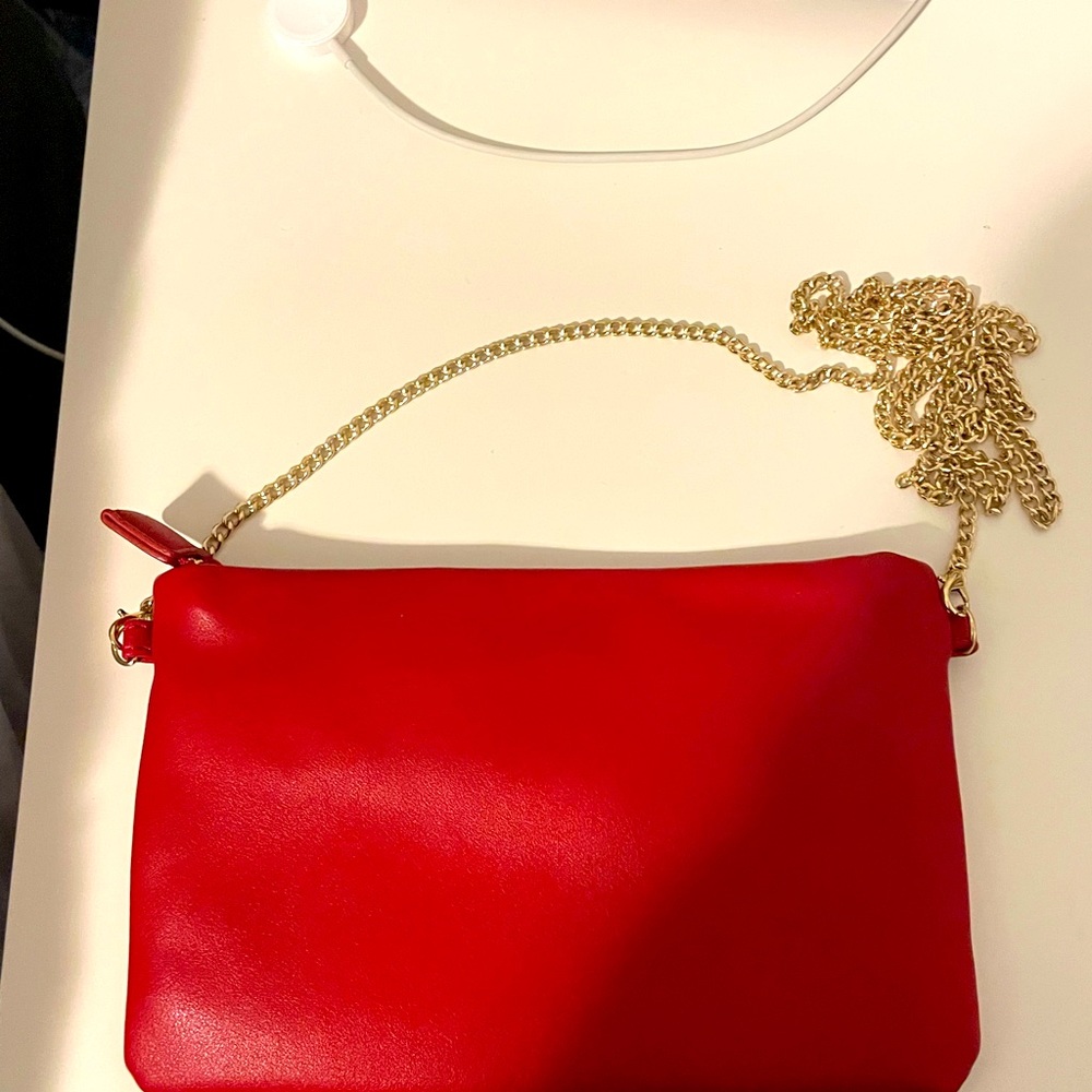 Red forever21 side chain bag